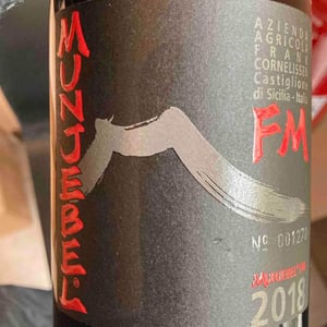 MunJebel Rosso FM (contrada Feudo di Mezzo – sottana) - Azienda Agricola Frank Cornelissen - frank-cornelissen
