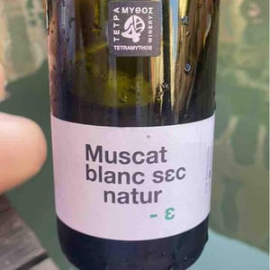 Muscat Blanc Sec Natur - Tetramythos Winery - Τετράμυθος - panos-papayiannopoulos-aristos-spanos-eustatius-spanos