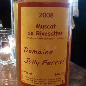 Muscat de Rivesaltes - Jolly Ferriol (RETIRED) - Isabelle Jolly & Jean-Luc Chossart (RETIRED) 