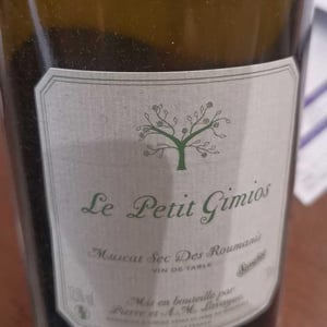 Le Petit Domaine de Gimios - Anne-Marie Lavaysse - Muscat Sec Des Roumanis
