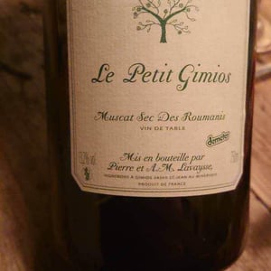 Le Petit Domaine de Gimios - Anne-Marie Lavaysse - Muscat Sec Des Roumanis