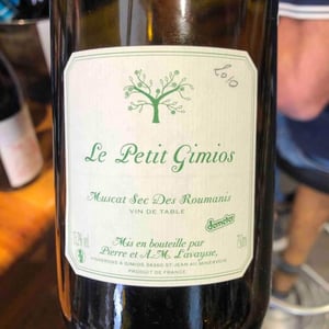 Le Petit Domaine de Gimios - Anne-Marie Lavaysse - Muscat Sec Des Roumanis