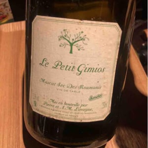 Le Petit Domaine de Gimios - Anne-Marie Lavaysse - Muscat Sec Des Roumanis
