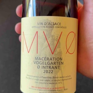 MVO Maceration vogelgarten Intrant - Domaine Weinbach - catherine-theo-faller -2022
