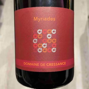 Myriades - Domaine de Cressance - Claude Jeandrot 