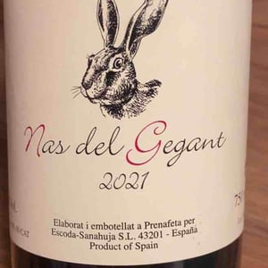 Nas del Gegant Red - Celler Escoda Sanahuja - Joan Ramón Escoda Martinez 