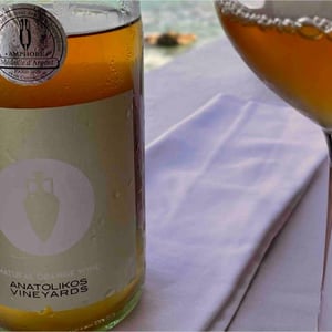 Natural Orange Wine - Anatolikos Vineyards - sakis-marios-nikolaidis