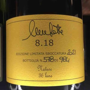 Nature Blanc de Noirs “8.18 perpetuo 36 Lune” - Nicola Gatta - Metodo Classico - nicola-gatta -2021