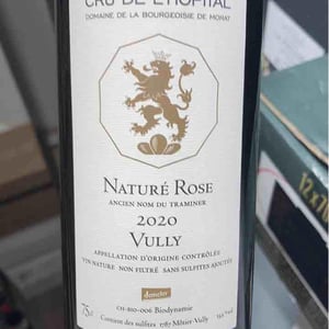 Naturé Rose - Cru de l'Hôpital - Christian Vessaz 