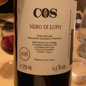 COS - Giambattista Cilia, Cirino Strano & Giusto Occhipinti - Nero di Lupo