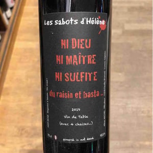 Ni Dieu Ni Maitre Ni Sulfite... - Les Sabots d'Hélène - Alban Michel 