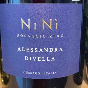 NiNì Dosaggio Zero - Agricola Divella - Alessandra Divella 