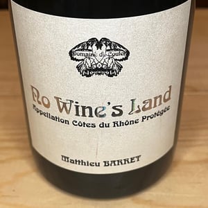 No Wine's Land - Domaine du Coulet - matthieu-barret -2022