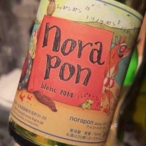 Norapon Blanc - Nora-Kura Winery - 農楽蔵 - Ken & Kasubo Sasaki 