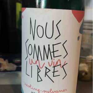 Nous Sommes Libres - Riesling Sylvaner Amphore 2019 - Maison Moritz Prado - Ghislain Moritz & Angela Prado