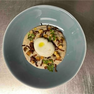 Oeuf, Pleurottes, Lard Fumé, Croutons - La Cuisine du Marché - 740998
