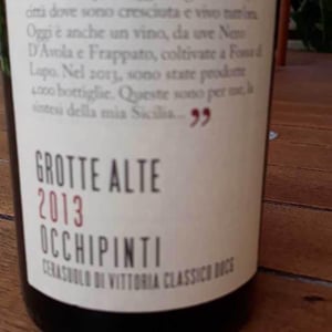 Grotte Alte - Azienda Agricola Arianna Occhipinti - arianna-occhipinti