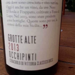 Grotte Alte - Azienda Agricola Arianna Occhipinti - arianna-occhipinti