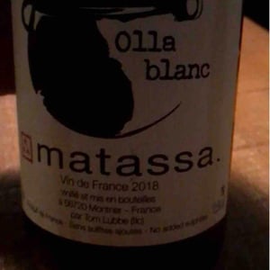 Domaine Matassa - Tom Lubbe - Olla Blanc