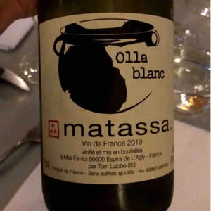 Domaine Matassa - Tom Lubbe - Olla Blanc