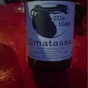 Domaine Matassa - Tom Lubbe - Olla Blanc