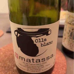 Domaine Matassa - Tom Lubbe - Olla Blanc