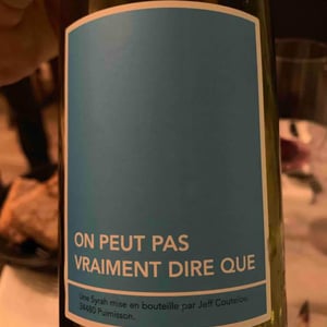 On Peut Pas Vraiment Dire Que - Mas Coutelou - Jean-François Coutelou 
