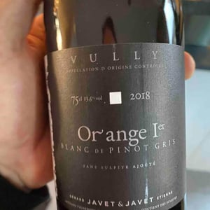 Or Ange 1er - Blanc De Pinot Gris - Javet & Javet - Etienne Javet -2018