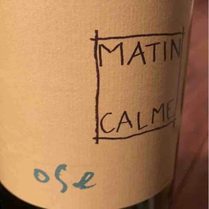 Ose - Domaine du Matin Calme - Anthony Guix 
