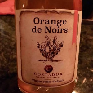 Orange de Noirs - Costador Terroirs Mediterranis - Joan Franquet 