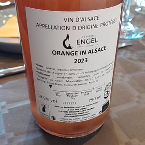 Orange In Alsace - Les Frères Engel - christian-hubert-engel -2020