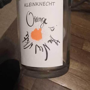 Domaine Kleinknecht - André Kleinknecht - Orange is the New White - Maceration