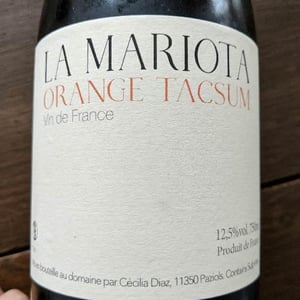 La Mariota - Cecilia Diaz & Guillermo Campos Baeza - Orange Tacsum