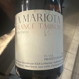 Orange Tacsum - La Mariota - cecilia-diaz-guillermo-campos-baeza