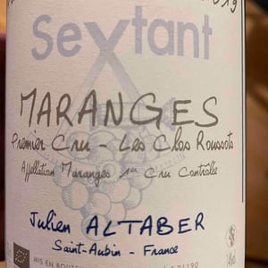 Maranges - Sextant - Julien Altaber & Carole Schwab 