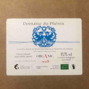 Organic BIB 5L - Domaine Du Phénix - Christian Marti -2018