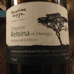 Organic Retsina - Georgas Family - Dimitris Georgas 