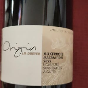 Origin Auxerrois Macération - J.M. Dreyer - Jean-Marc Dreyer 