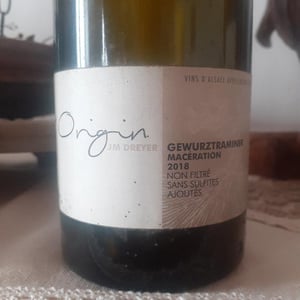 Origin Gewürztraminer Macération - J.M. Dreyer - Jean-Marc Dreyer 
