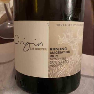 J.M. Dreyer - Jean-Marc Dreyer - Origin Gewürztraminer Macération