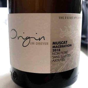 J.M. Dreyer - Jean-Marc Dreyer - Origin Muscat Macération