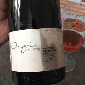 J.M. Dreyer - Jean-Marc Dreyer - Origin Pinot Gris Macération