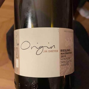 J.M. Dreyer - Jean-Marc Dreyer - Origin Riesling Macération
