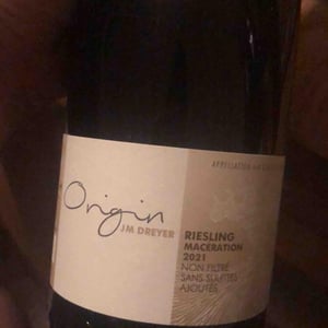 Origin Riesling Macération - J.M. Dreyer - Jean-Marc Dreyer 