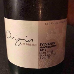 Origin Sylvaner Macération 2017