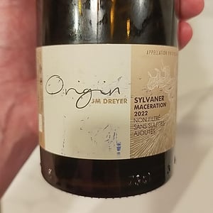 Origin Sylvaner Macération - J.M. Dreyer - Jean-Marc Dreyer 