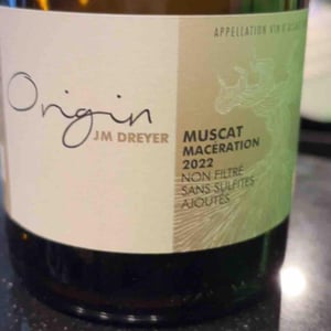 Origin Sylvaner Macération - J.M. Dreyer - jean-marc-dreyer