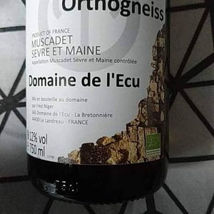 Orthogneiss - Domaine de L'Ecu - Claire & Fred NIGER 