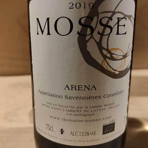 Overmars - Domaine Mosse - Sylvestre & Joseph Mosse 
