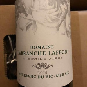 Pacherenc du vic - Bilh sec - Domaine Labranche Laffont - Christine Dupuy -2021
